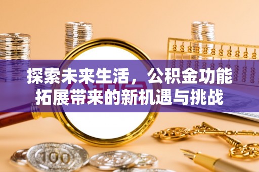 石河子探索未来生活，公积金功能拓展带来的新机遇与挑战
